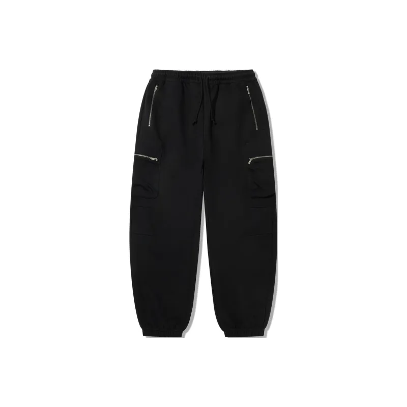 LiNing x PLEASURES Knitted Sports Pants Men Black-0
