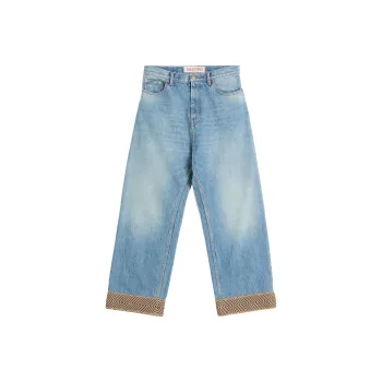 Valentino FW24 Jeans Men's Blue