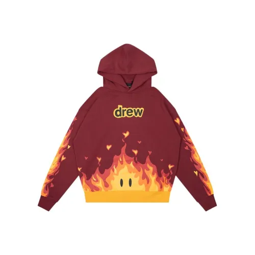 Drew House SS25 Sweatshirts Unisex Burgundy