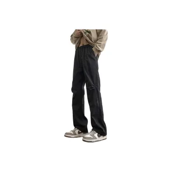SOCKKEY Casual Pants Unisex Black