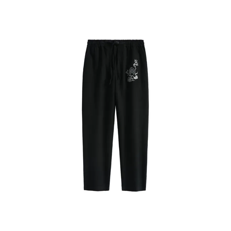 XUANSHENG Casual Pants Men's Black-0