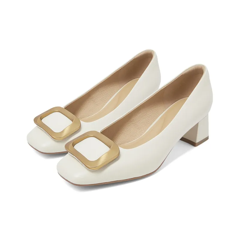 COMELY High Heels Women's Cream White, Creamy Apricot, Elegant Black-2