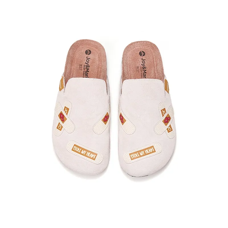 Joy&Mario Slip Resistant Closed Toe Slide Slippers Women's-4