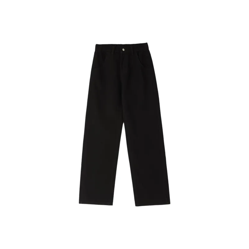 LANGWEIZHE Jeans Unisex Black-0