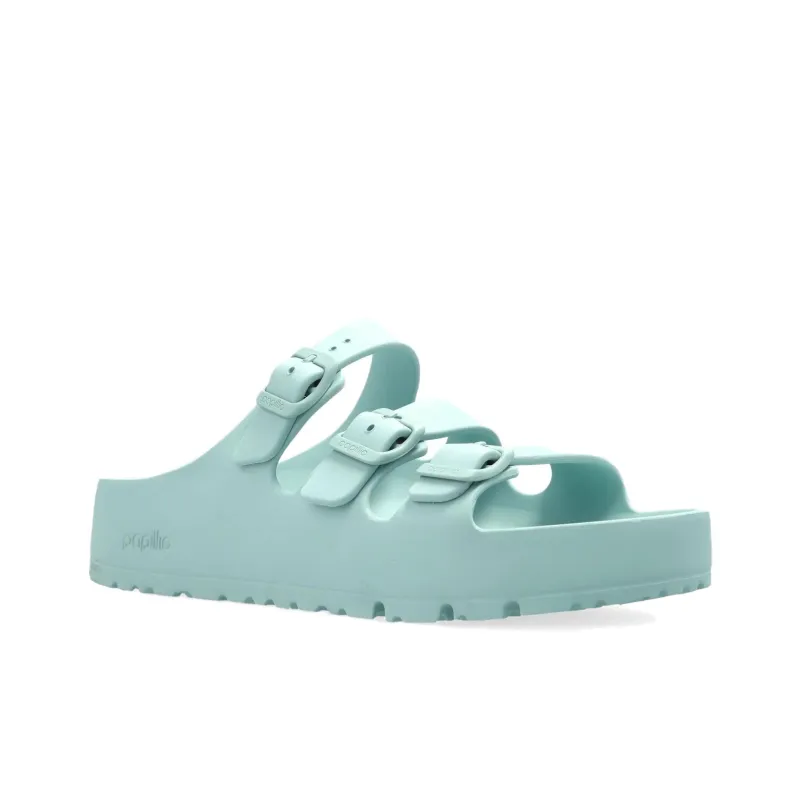 Birkenstock Slip Resistant Slide Slippers Women's Green Narrow-1