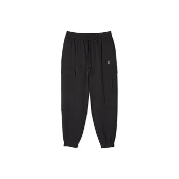 Cabbeen Knitted Sports Pants Men's Coal Black 01