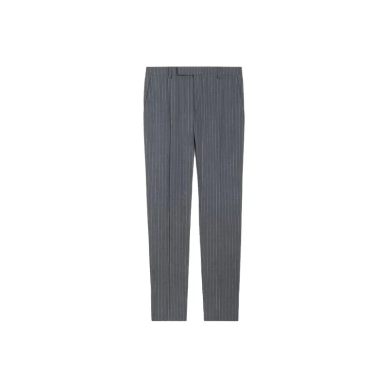 CELINE Classic Pants In Striped Wool-0