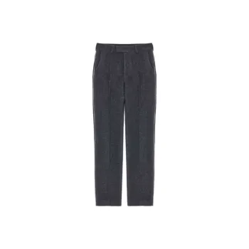 WE11DONE Suit Trousers Men Black/Dark Gray