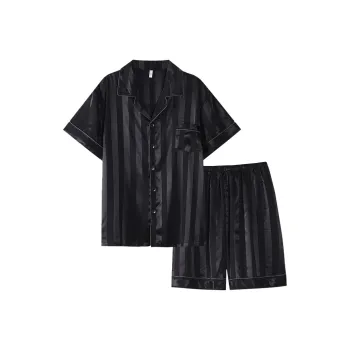 MIIOW Cool One Summer Series Pajama Set Men's Black