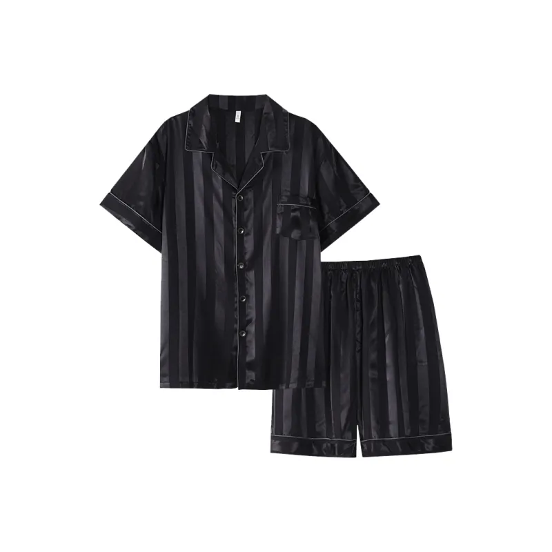 MIIOW Cool One Summer Series Pajama Set Men's Black-0