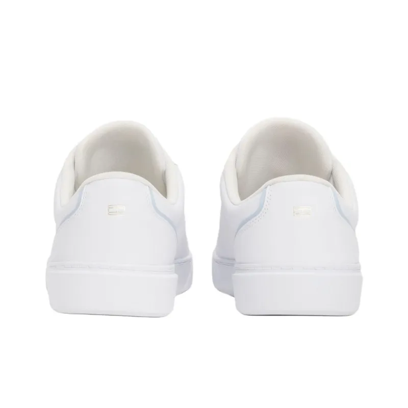 Tommy Hilfiger Trainers Low Top Casual Shoes Women's White-2