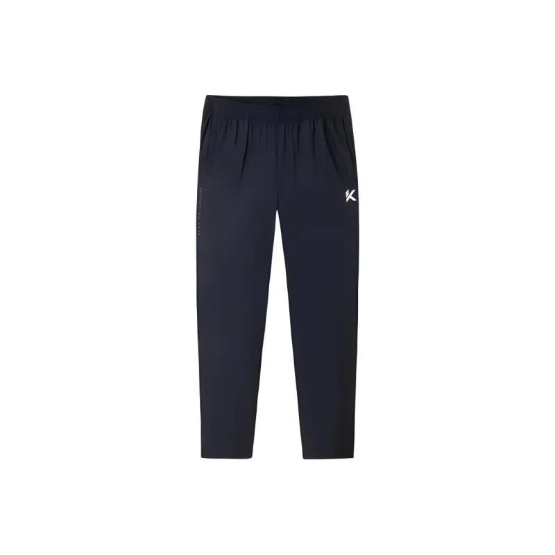Anta Variety Training Collection Knitted Sweatpants Men's Basic Black-0