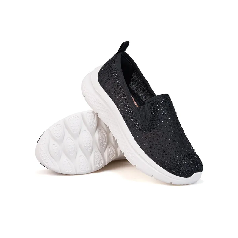 Joy&Mario Breathable Lightweight Height Increasing Low Top Casual Shoes Women's-12