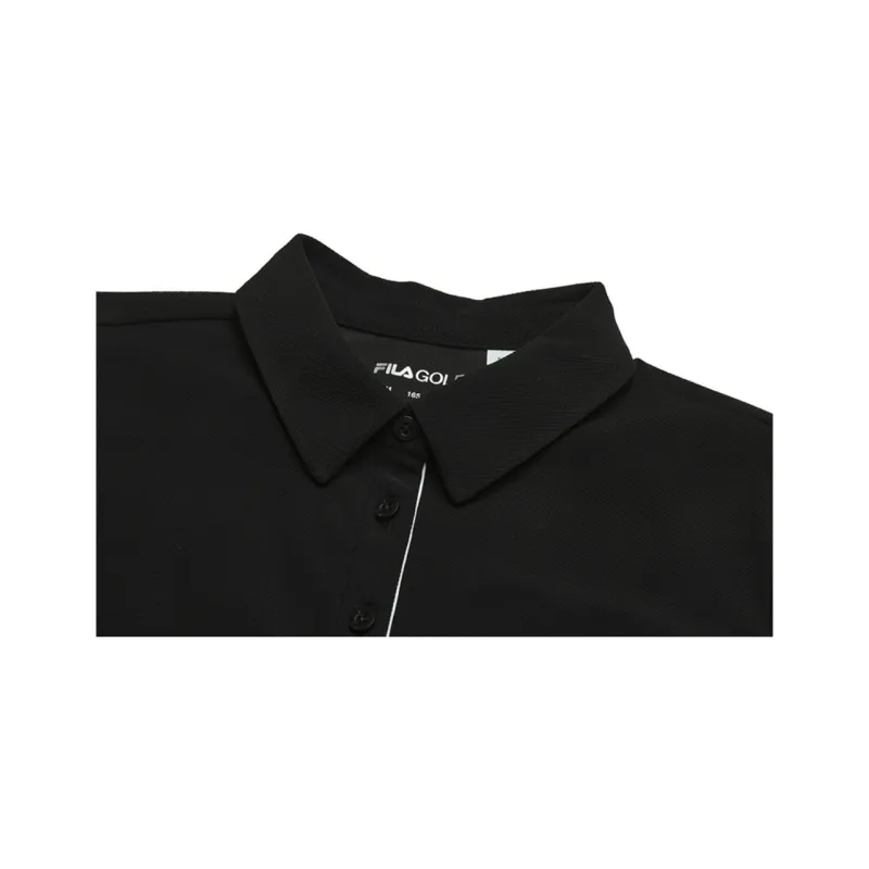 FILA Golf Series Short Sleeved Dress Women's Pitch Black BK-6