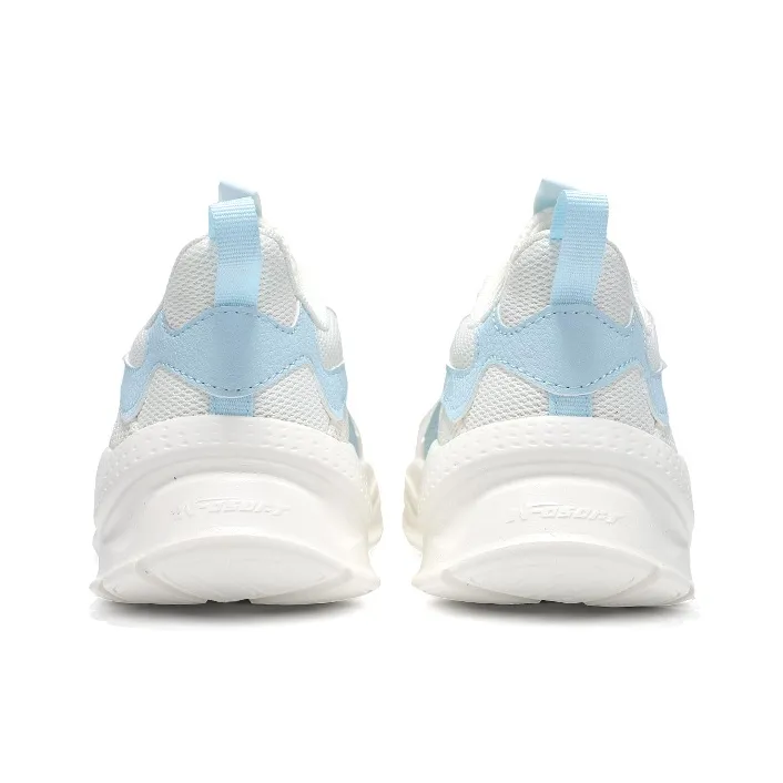 361° Cushioning, Breathable, Lightweight Low Top Casual Shoes Women's Feather White Glacier Blue-4
