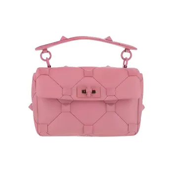 Valentino Cow Leather Portable Crossbody Bag Shoulder Bag Women's Fuchsia