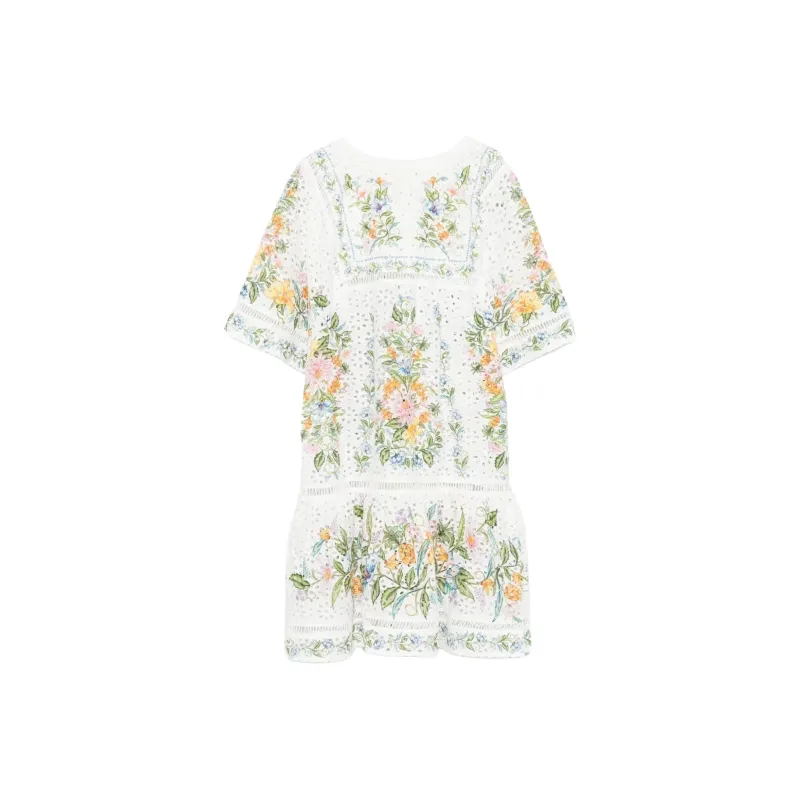 Farm Rio Broderie anglaise Beach Dress-1