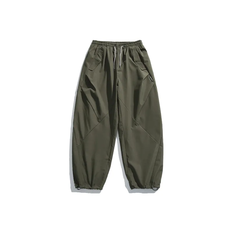 JUNGLE TIGER Cargo Pants Unisex Black-2