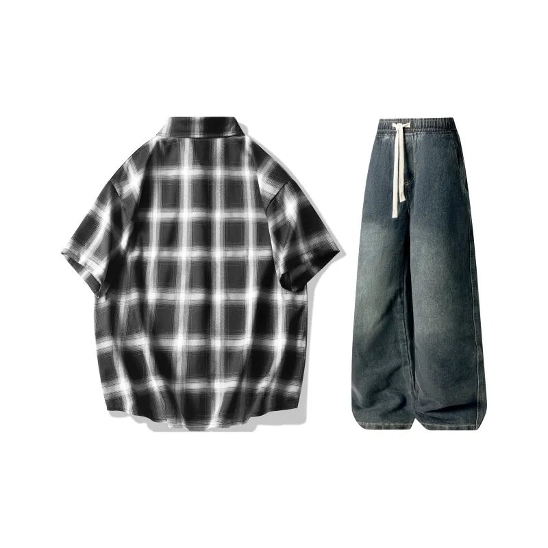 A.X.S.K Shirt Matching Set Unisex-31