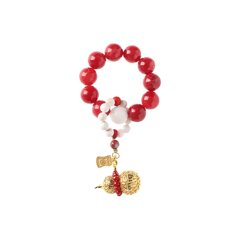 TENGXUNSHIPINCAOCHANGDI The Second Season Of 'Qing Yu Year' Alloy Faux Crystal Bracelet Rope Bracelets-6