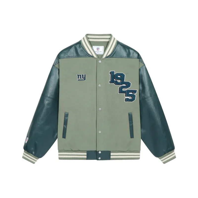 NFL Baseball Jacket Unisex Navy Blue-16