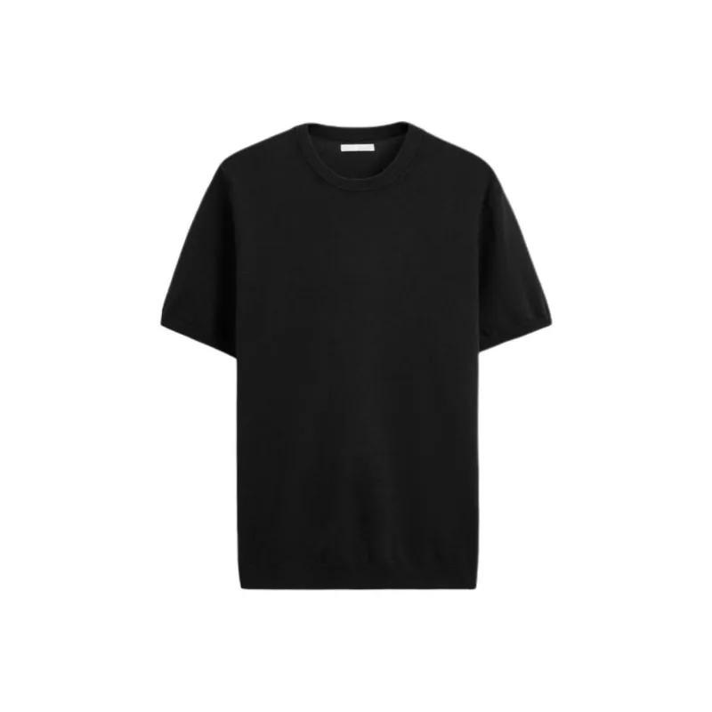 ZARA T Shirts Men Black-0