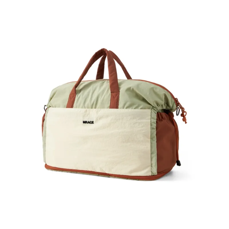 MR.ACE HOMME Fabric Handbag Travel Bag Unisex Matcha Brown/Cloud Smoke Purple/Gray Cyan Orange-1