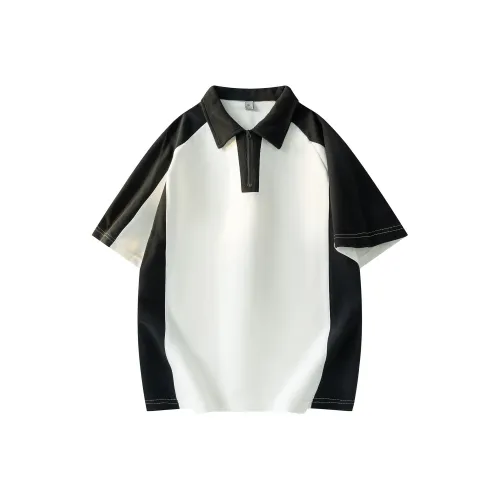 David Bakken Polo Shirt Unisex Black Collar