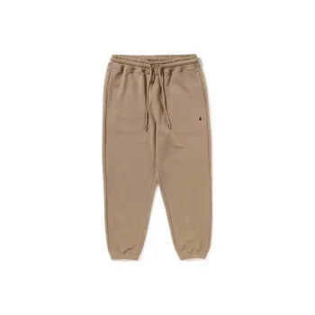 A BATHING APE Logo patch Cotton Blend Track Pants