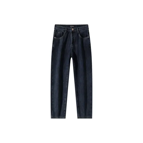JEANSWEST American Vintage Classic Casual Versatile Everyday Commute Basic Straight Fit Spring Fall Men's