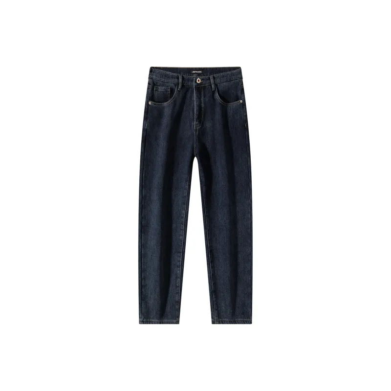 JEANSWEST American Vintage Classic Casual Versatile Everyday Commute Basic Straight Fit Spring Fall Men's-0