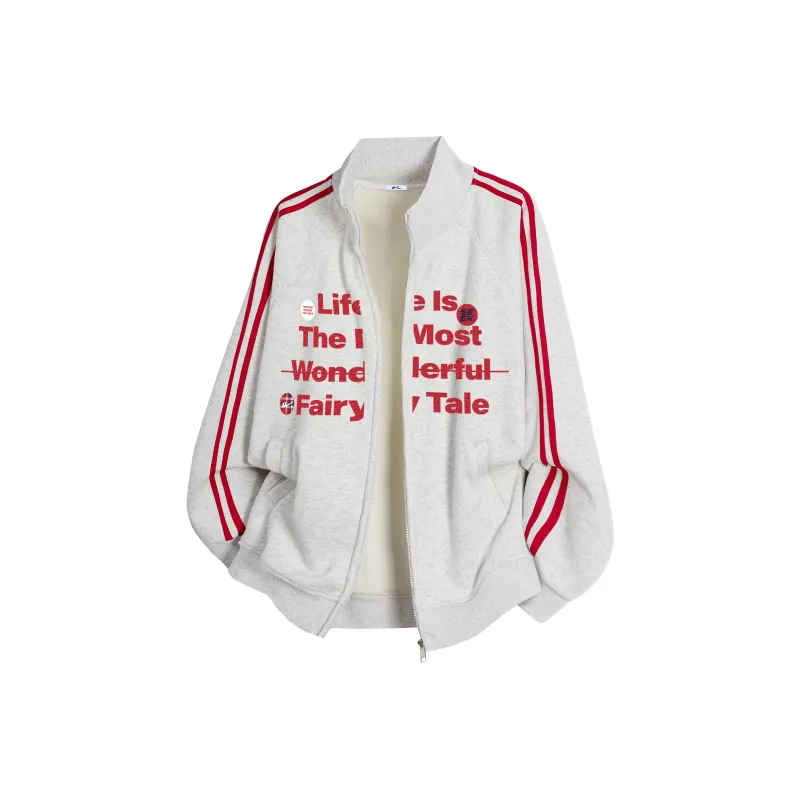 Warrior Huichao Open-Ended Smile Collection Baseball Jacket Unisex-0