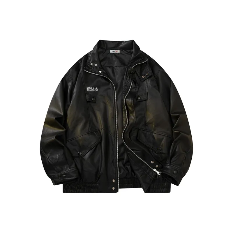 RED DRAGONFLY Leather Jacket Unisex-0