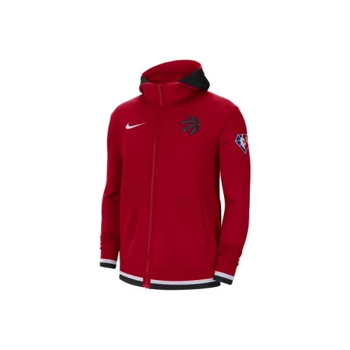 Nike Nba Toronto Raptors Showtime Dri Fit Full Zip Hoodie