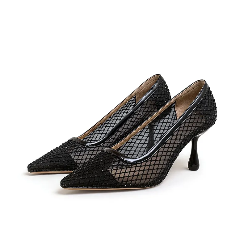BLOCCO5 Slim Heel High Heels 7CM Women's-1