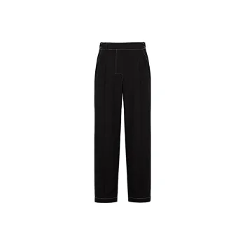 Organic Emotion Straight Casual Pants Unisex Black
