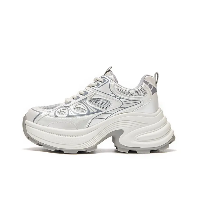 HR Low Top Chunky Sneakers Women's Ecru-0