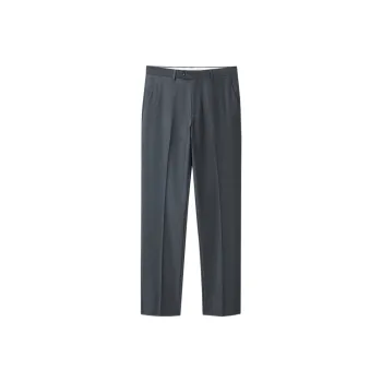 HLA Suit Trousers Men Antibacterial Anti-Mite-Medium Gray 05