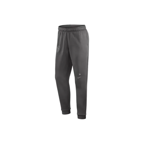Nike Milwaukee Brewers Travel Player Knitted Sports Pants Men's Gray