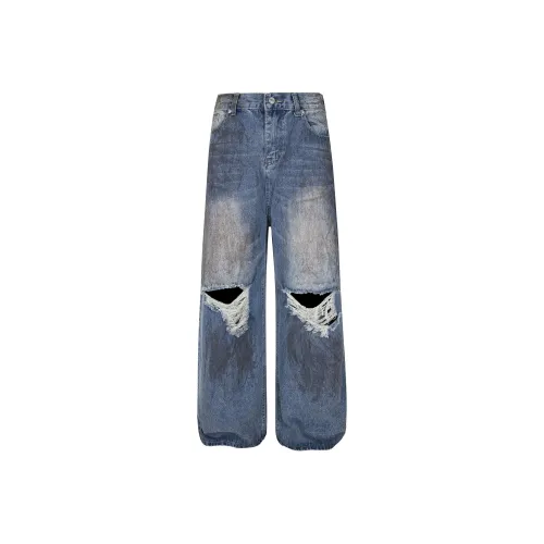 GBXM Jeans Unisex Blue