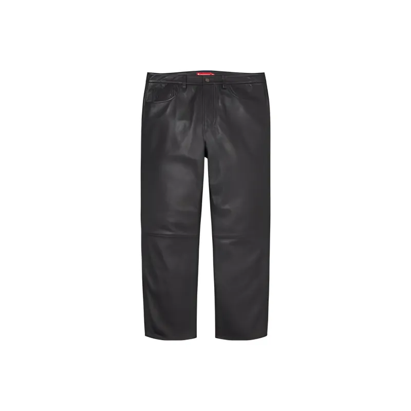 Supreme Leather 5 Pocket Jean-3