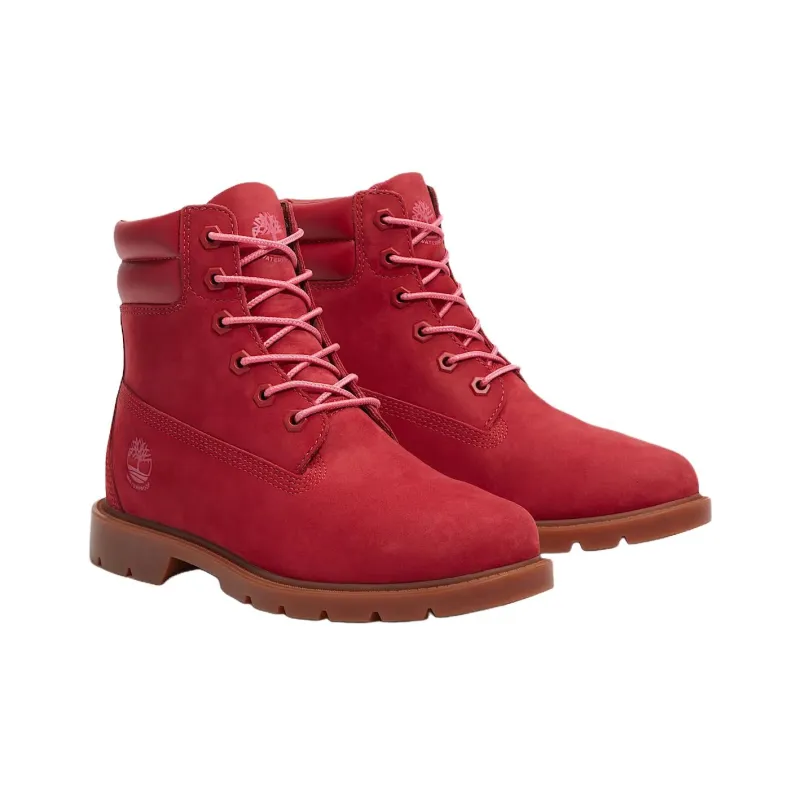 Timberland Linden Woods 6 Ankle Boots Women's Red-2