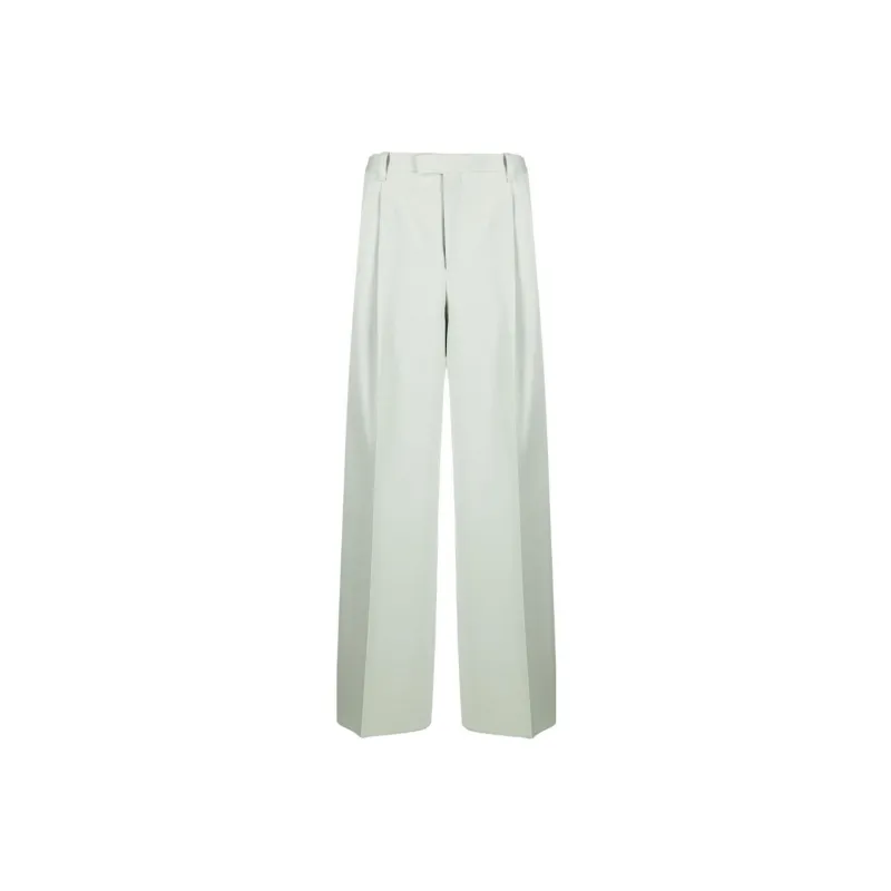 Lanvin Pleat Detailed Wide Leg Trousers-0