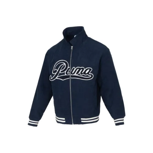 PUMA Jackets Men Blue