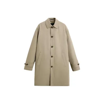 ZARA Trench Coats Men Tan