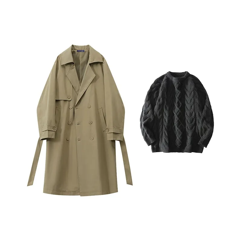 FAX FOR FMACM x For People Trench Coat Unisex-6