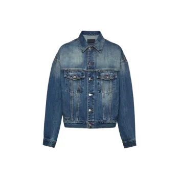 PRADA Trucker Button-Up Denim Jacket