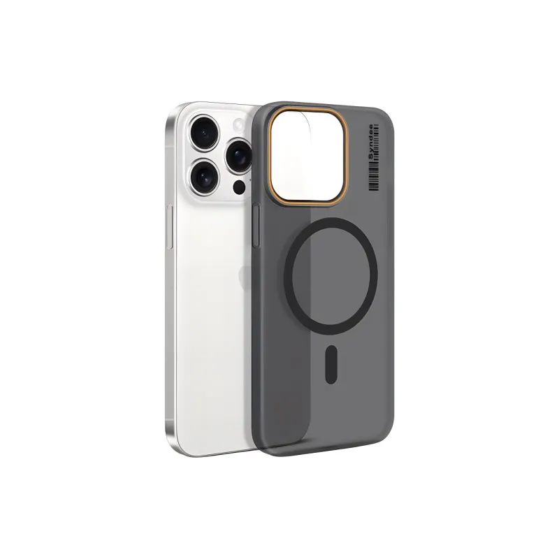 Wei Xin PC Material Skin Touch Magnetic Phone Cases Compatible With IPhone 16/15 Pro Max/Apple 13/14 Pro/Max-1