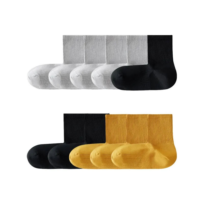Cotton Gene Mid Calf Socks Men's Combo Set-14