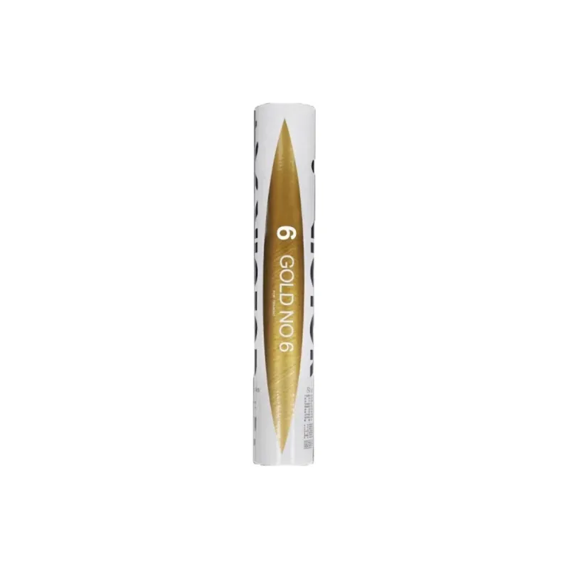 VICTOR Gold Size 6 Duck Feather Shuttlecock 12 Pack Water Duck Feather Shuttlecocks-0